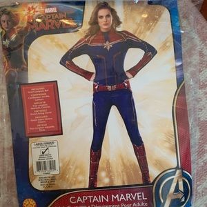 Large woman’s captain marvel costume